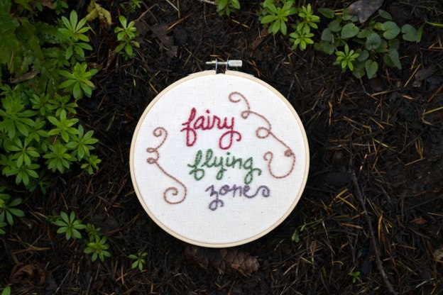 Fairy Flying Zone sign