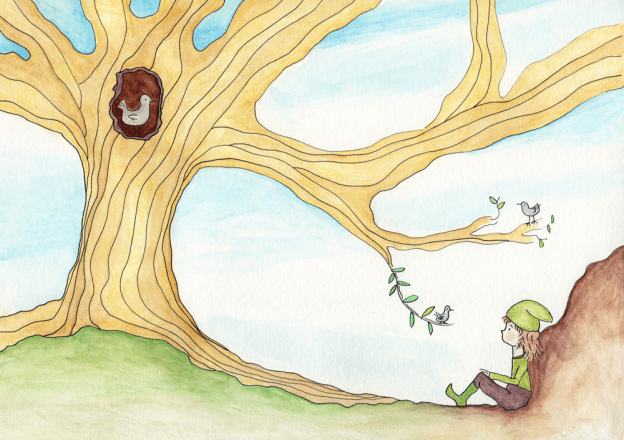 the very very old gold tree